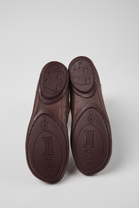 Camper De Right Weinrote Lederstiefel Für Damen Neu Eingetroffen