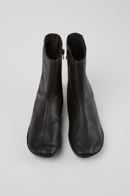 Exklusive Camper De Rechts Schwarze Lederstiefel Für Damen