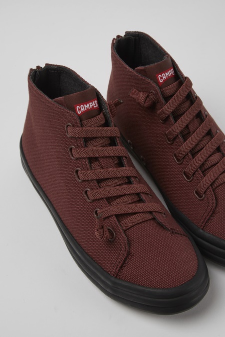 Borne Bordeaux Textilstiefeletten Für Damen Exklusiv Camper De