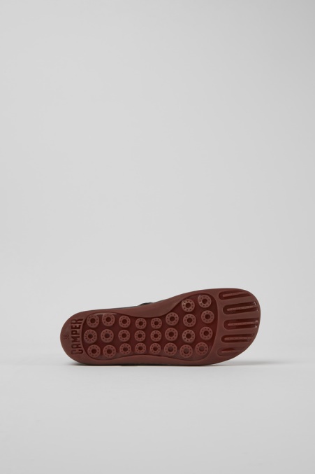 Design Peu Dunkelgraue Lederstiefeletten Camper De