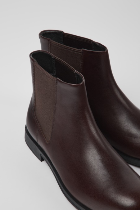 Camper De Design Bowie Braune Lederstiefeletten Für Damen