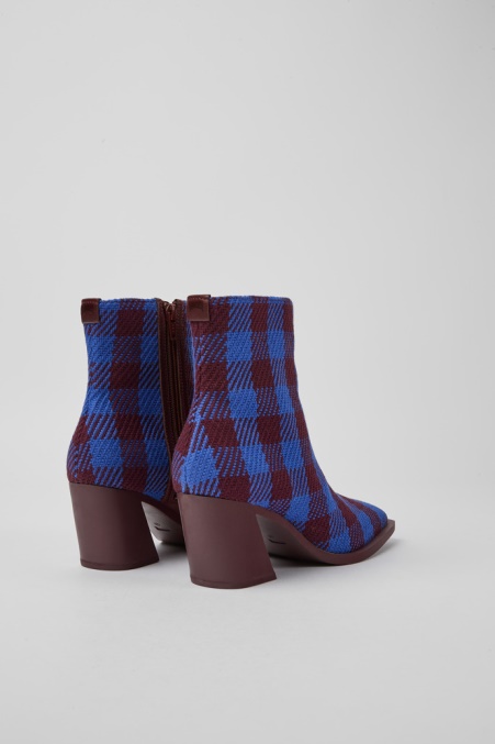 Karole Blue Und Bordeaux Baumwollstiefel Für Damen Exklusiv Camper De