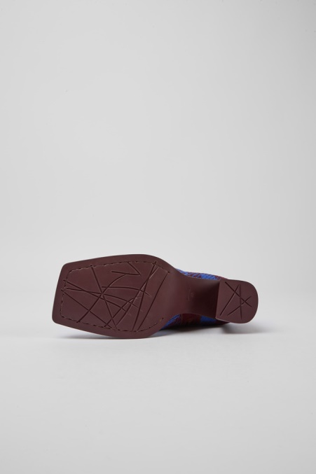 Karole Blue Und Bordeaux Baumwollstiefel Für Damen Exklusiv Camper De