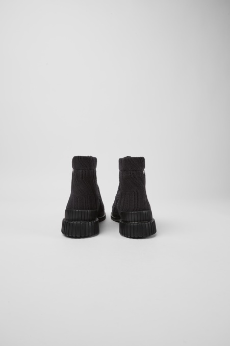 Camper De Pix Tencel Schwarze Reißverschlussstiefel Für Damen Neuankömmlinge