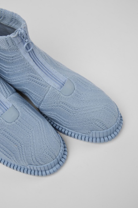 Design Pix Hellblaue Stiefeletten Für Damen Camper De