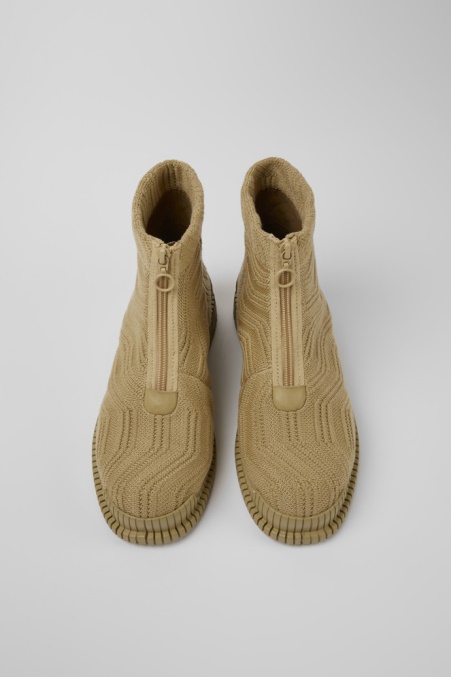 Exklusive Camper De Pix Beige Stiefeletten Für Damen