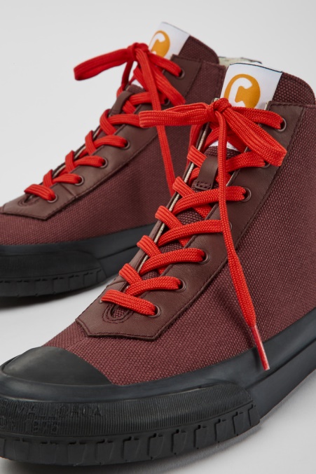 Camper De Design Camaleon Weinrot Damenstiefel