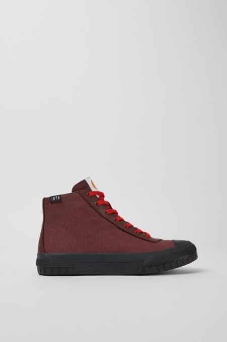 Camper De Design Camaleon Weinrot Damenstiefel