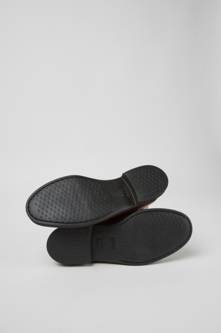 Exklusive Camper De Iman Lederstiefeletten In Bordeaux