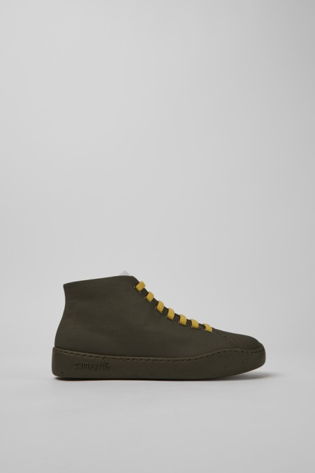 Peu Touring Grüne Textilstiefelette Exklusiv Camper De