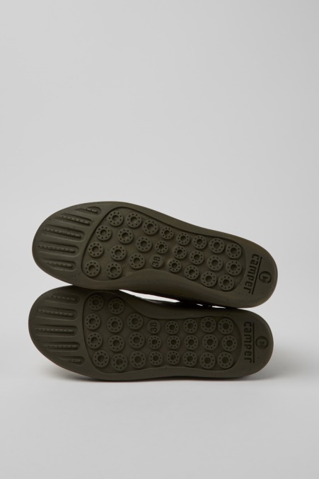 Peu Touring Grüne Textilstiefelette Exklusiv Camper De