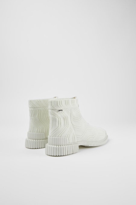 Design Pix Tencel White Zip Boots Damen Camper De