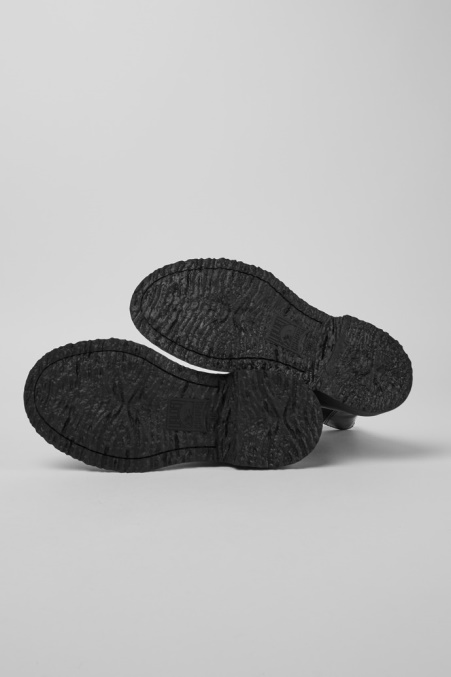 Exklusive Camper De Walden Schwarze Lederstiefel Für Damen