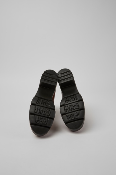 Camper De Wanda Rotbraune Zip-stiefelette Für Damen Neu Eingetroffen