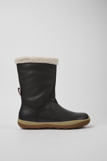 Peu Pista Gore-tex Braune Lederstiefel Für Damen Exklusiv Camper De