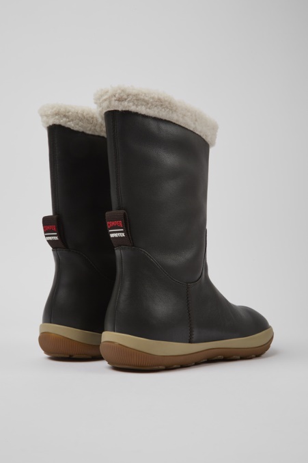 Peu Pista Gore-tex Braune Lederstiefel Für Damen Exklusiv Camper De