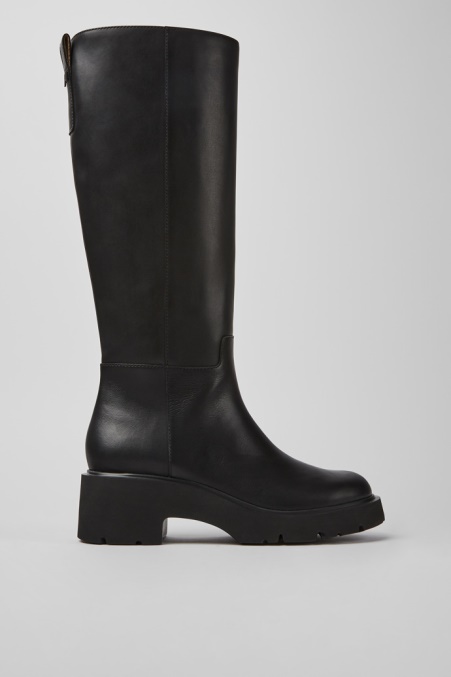 Milah Hohe Stiefel Aus Schwarzem Leder Für Damen Exklusiv Camper De