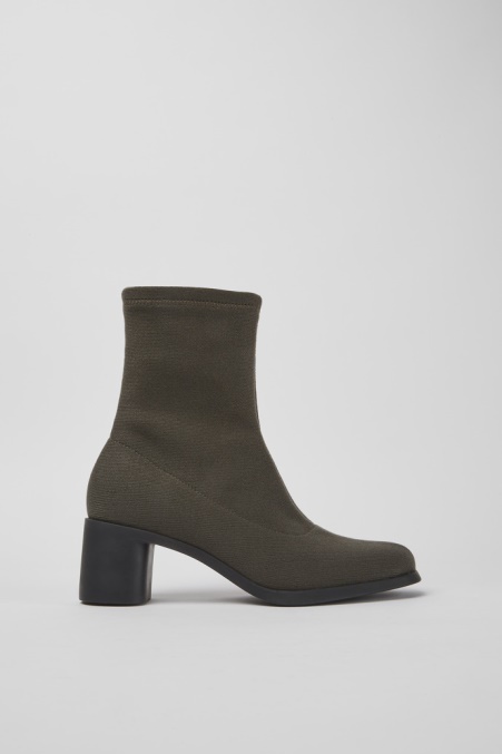 Camper De Design Meda Tencel Grüne Stiefel Für Damen