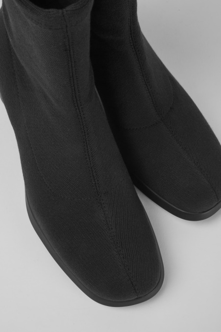 Exklusive Camper De Meda Tencel Schwarze Stiefel Für Damen