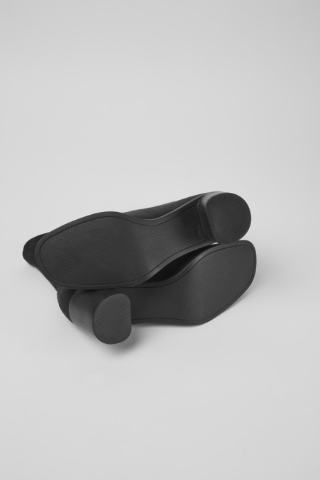 Exklusive Camper De Meda Tencel Schwarze Stiefel Für Damen