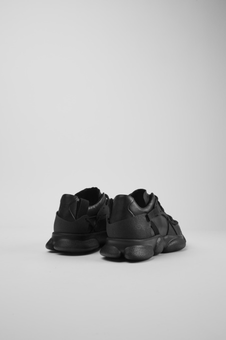 Karst Schwarze Leder- Und Textilturnschuhe Für Damen Camper De Neu Eingetroffen