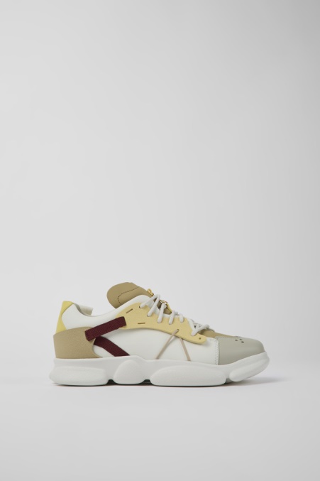 Twins Mehrfarbige Damensneakers Aus Leder Und Textil Camper De Neu Eingetroffen