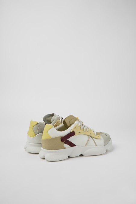 Twins Mehrfarbige Damensneakers Aus Leder Und Textil Camper De Neu Eingetroffen