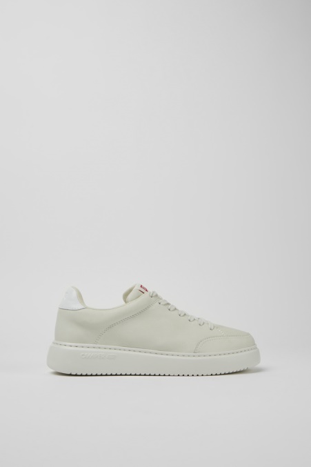 Design Runner K21 Weiß Ungefärbte Ledersneaker Für Damen Camper De