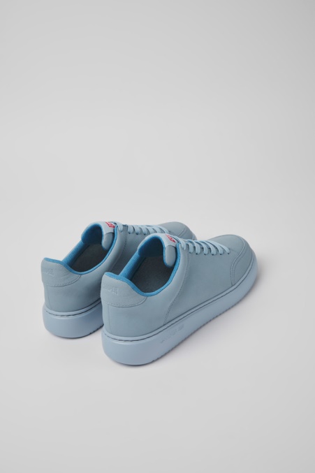 Camper De Design Runner K21 Blaue Lederturnschuhe Für Damen