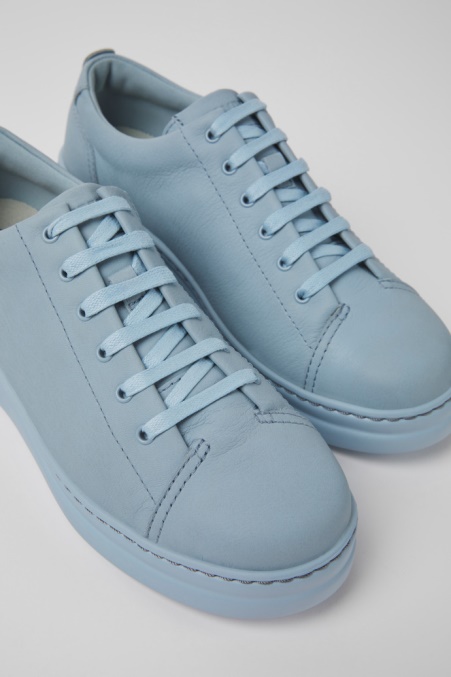 Runner Up Blauer Ledersneaker Für Damen Camper De Neu Eingetroffen