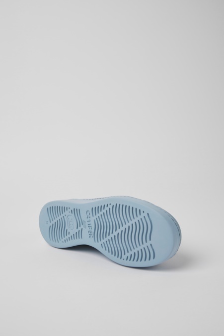 Runner Up Blauer Ledersneaker Für Damen Camper De Neu Eingetroffen