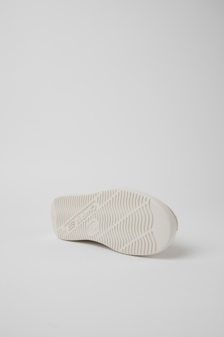 Camper De Twins Sneaker Aus Grauem Leder Und Nubukleder Für Damen Neu Eingetroffen