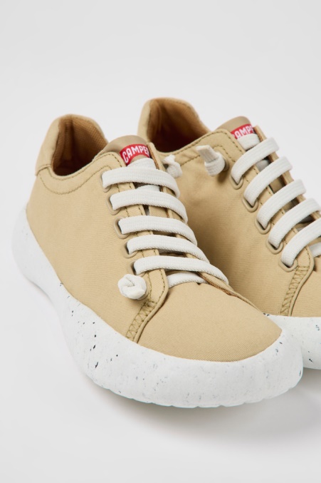 Design Peu Stadium Beige Textilsneaker Für Damen Camper De