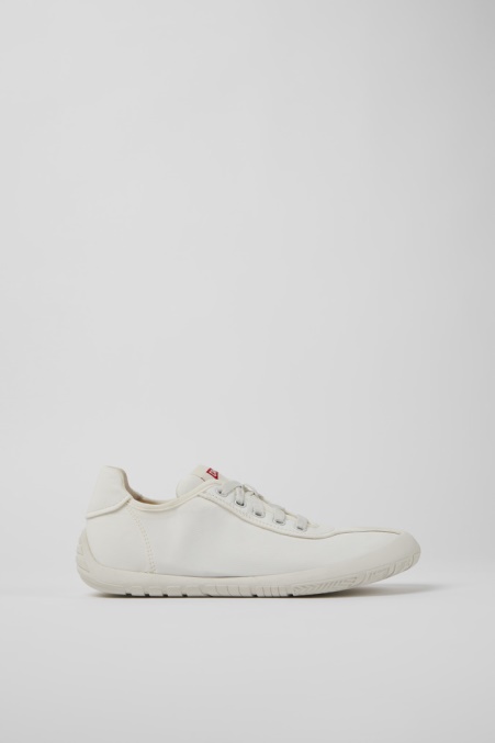 Path Weiße Textilsneaker Für Damen Exklusiv Camper De