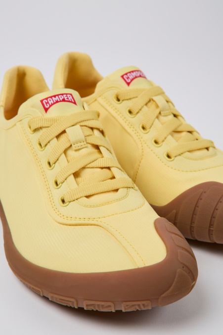 Design Path Gelber Textilsneaker Für Damen Camper De