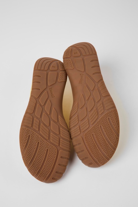 Design Path Gelber Textilsneaker Für Damen Camper De