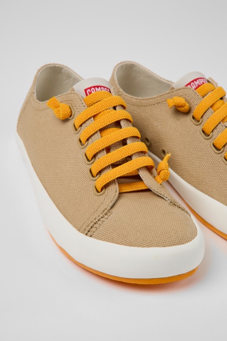 Exklusiver Camper De Peu Rambla Beige Textilsneaker Für Damen