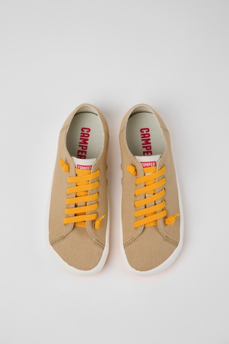 Exklusiver Camper De Peu Rambla Beige Textilsneaker Für Damen