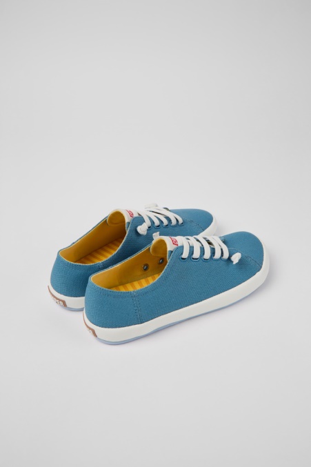 Design Peu Rambla Blauer Textilsneaker Für Damen Camper De