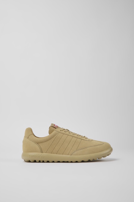 Camper De Design Pelotas Xlite Beige Nubukturnschuhe Für Damen