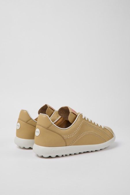 Exklusiver Camper De Pelotas Xlite Beige Ledersneaker Für Damen