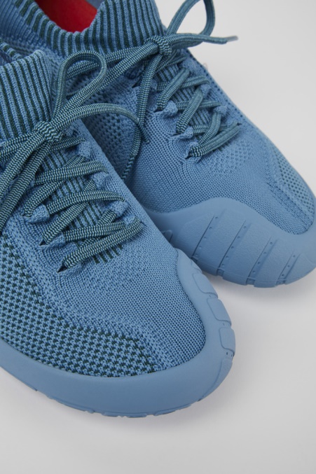 Design Path Blauer Textilsneaker Für Damen Camper De