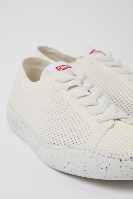 Camper De Peu Touring Weiß Recycelte Haustier Turnschuhe Für Damen Neu Eingetroffen