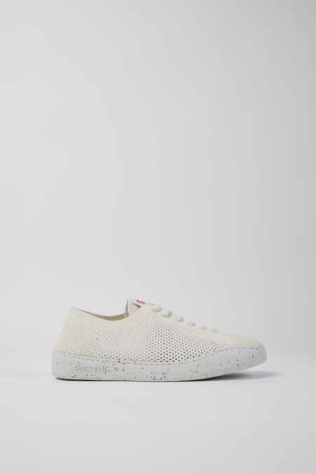 Camper De Peu Touring Weiß Recycelte Haustier Turnschuhe Für Damen Neu Eingetroffen