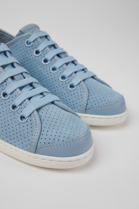 Uno Blau Nubuk Und Leder Sneaker Für Damen Exklusiv Camper De