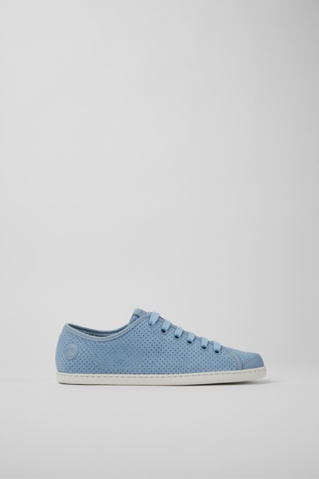 Uno Blau Nubuk Und Leder Sneaker Für Damen Exklusiv Camper De