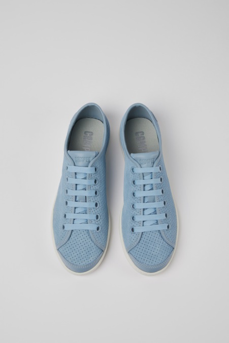 Uno Blau Nubuk Und Leder Sneaker Für Damen Exklusiv Camper De