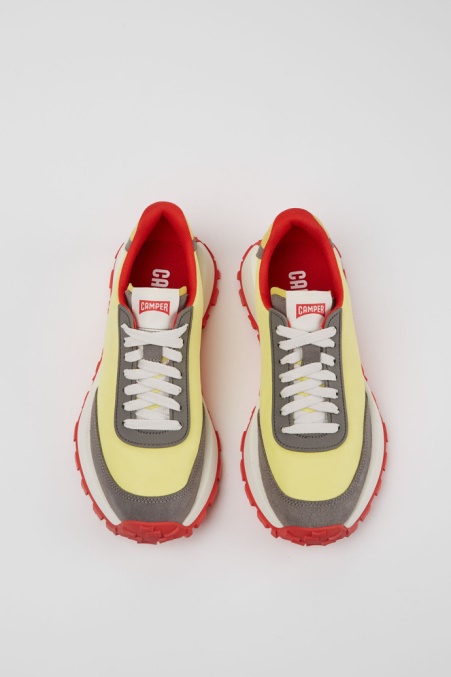 Camper De Design Drift Trail Vibram Mehrfarbige Textil- Und Nubukturnschuhe Für Damen