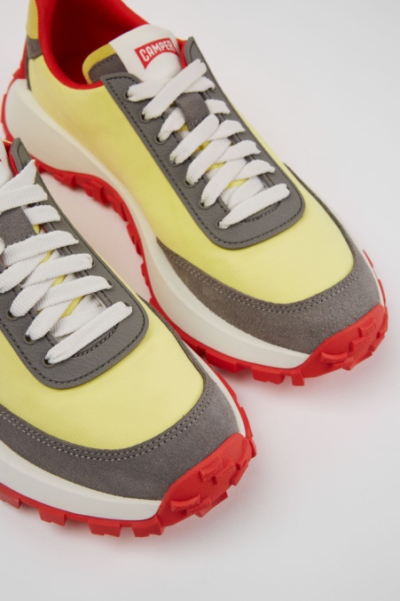 Camper De Design Drift Trail Vibram Mehrfarbige Textil- Und Nubukturnschuhe Für Damen