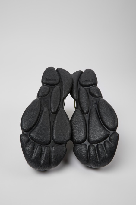 Design Twins Grau Gelb Und Schwarz Ledersneaker Für Damen Camper De